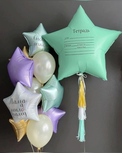 Композиция из шаров Тетрадь