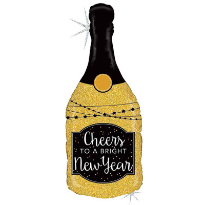 Фигура CHEERS NEW YEAR Бутылка шампанского